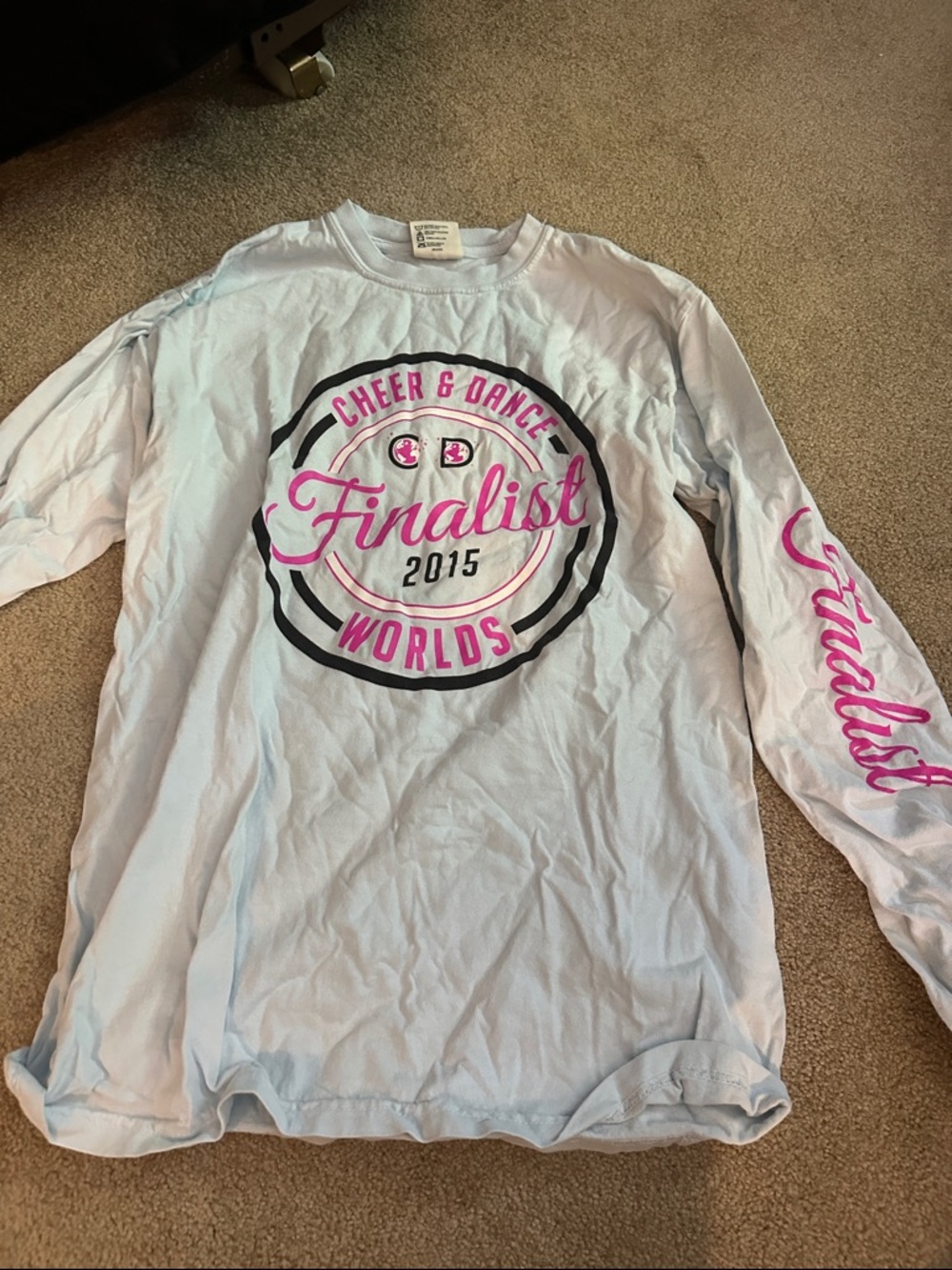 Comfort Colors Light Blue Finalist 2015 Long Sleeve Tee